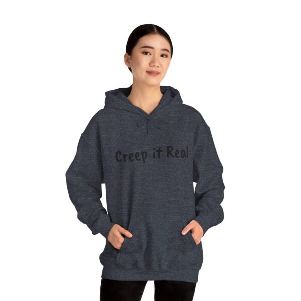 Creep it Real Halloween Hoodie, Unisex Sweatshirt, Spooky Scary Costume, Fall Apparel Gift, Cozy Autumn Pullover, Trick or Treat Hoodie - Image 71