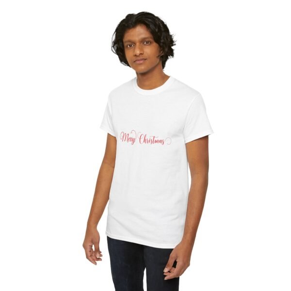 Christmas Cactus Snowmen Unisex Tee, Holiday Heavy Cotton T-Shirt, Festive Winter Gift, Xmas Apparel, Seasonal Graphic Shirt - Image 19