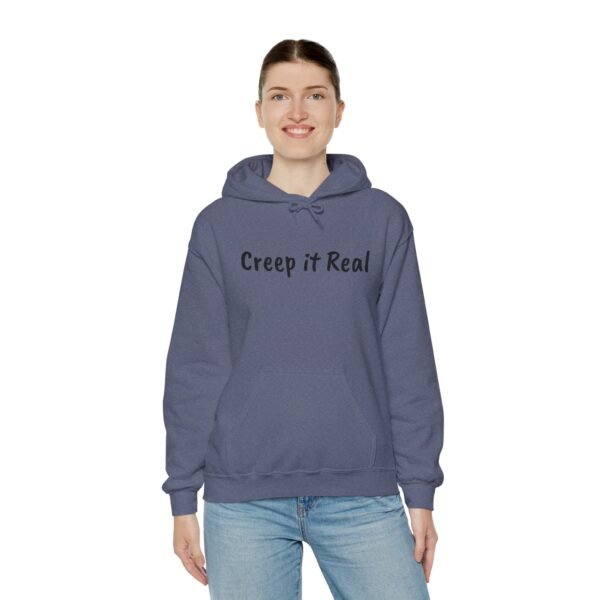 Creep it Real Halloween Hoodie, Unisex Sweatshirt, Spooky Scary Costume, Fall Apparel Gift, Cozy Autumn Pullover, Trick or Treat Hoodie - Image 125