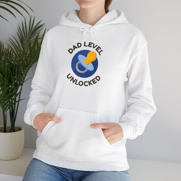Dad Level Unlocked Hoodie, Father's Day Gift, Funny Dad Sweatshirt, Parenting Hooded Jumper, Gift for Dad, Family Humor Pullover - Image 13
