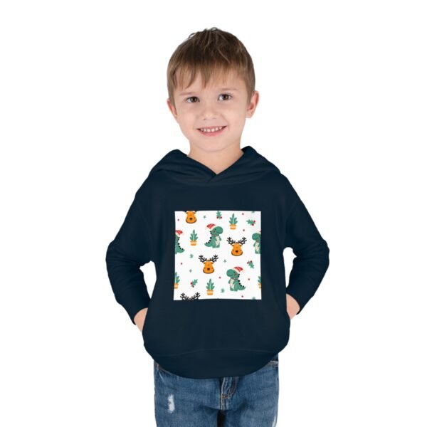 Christmas Toddler Fleece Hoodie, Xmas Kids Winter Sweatshirt, Holiday Gift for Children, Festive Winter Apparel, Winter Toddler Pullover - Image 19