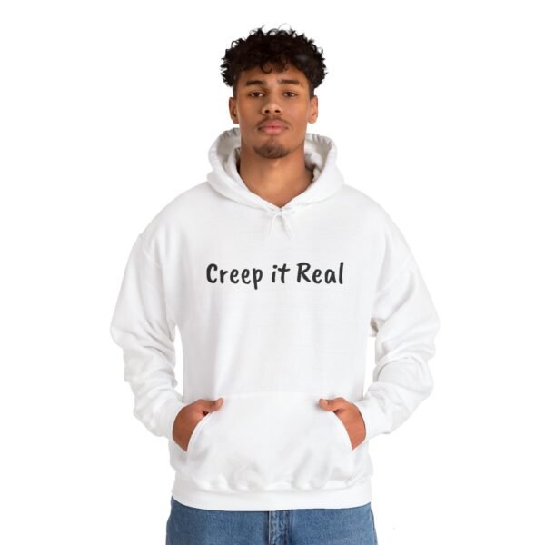 Creep it Real Halloween Hoodie, Unisex Sweatshirt, Spooky Scary Costume, Fall Apparel Gift, Cozy Autumn Pullover, Trick or Treat Hoodie - Image 20