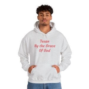 Texas Theme Unisex Hoodie - Texan by the Grace of God