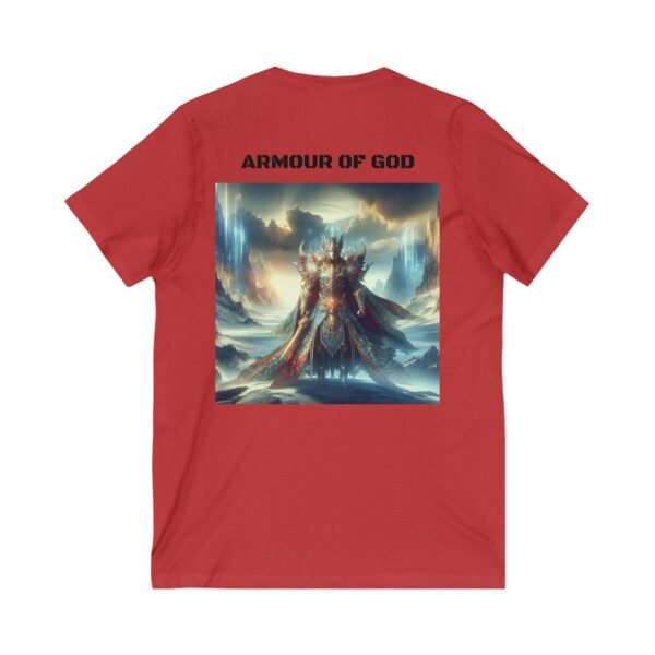 Armor of God Unisex Tee, Christian T-Shirt, Spiritual V-Neck Shirt, Battle Ready Clothing, Armor of God Shirt - Image 8