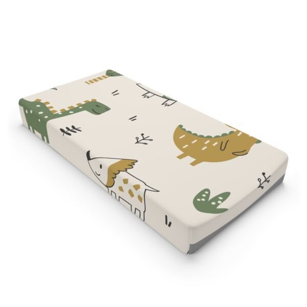 Dinosaur Changing Pad, Baby Nursery Decor, Gender Neutral Baby Shower Gift, Soft Minky Diaper Changing Table Cover, Toddler Room Accessories