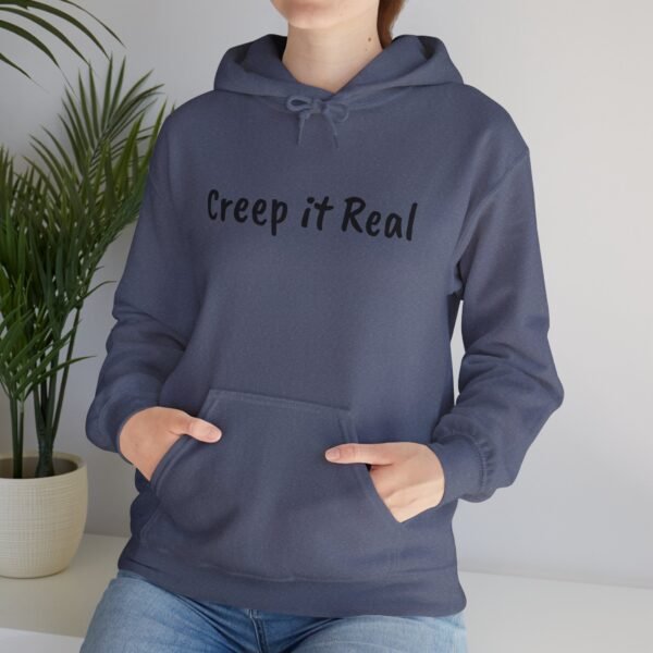Creep it Real Halloween Hoodie, Unisex Sweatshirt, Spooky Scary Costume, Fall Apparel Gift, Cozy Autumn Pullover, Trick or Treat Hoodie - Image 130