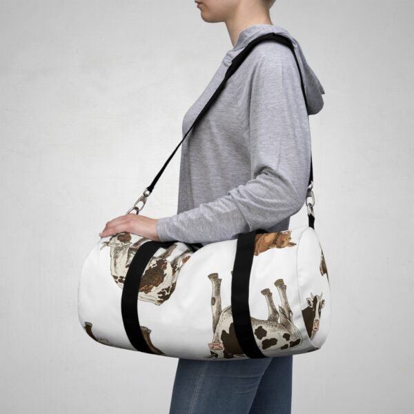 Western Themed Duffel Bag, Rancher Cowboy Cowgirl Cows - Rodeo Travel Gym - Image 12