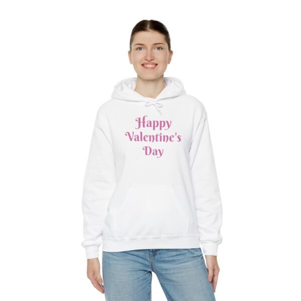 Happy Valentine's Day Hoodie, Valentine's Day Gift, Unisex Valentines Sweatshirt, Love Hooded Jumper, Couples Matching Hoodie - Image 21