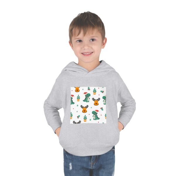 Christmas Toddler Fleece Hoodie, Xmas Kids Winter Sweatshirt, Holiday Gift for Children, Festive Winter Apparel, Winter Toddler Pullover - Image 7