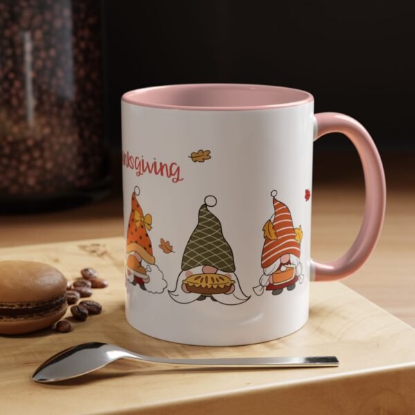Thanksgiving Accent Mug, Fall Harvest Coffee Cup, Autumn Home Decor, Holiday Ceramic Mug, Festive Kitchen Accessories - Image 6