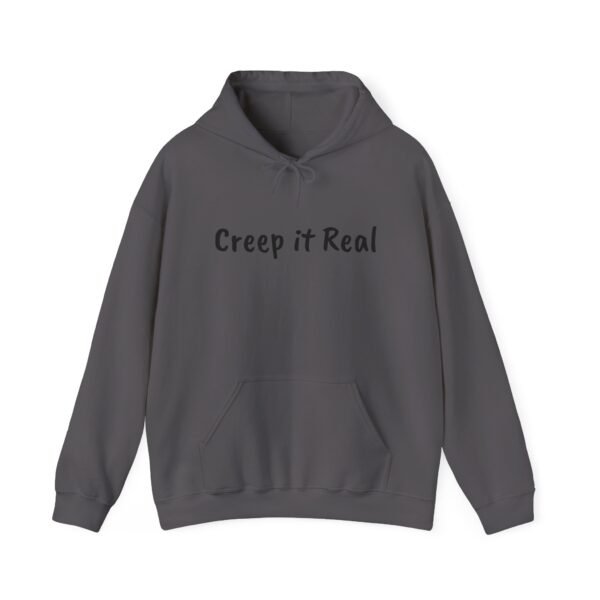 Creep it Real Halloween Hoodie, Unisex Sweatshirt, Spooky Scary Costume, Fall Apparel Gift, Cozy Autumn Pullover, Trick or Treat Hoodie - Image 92