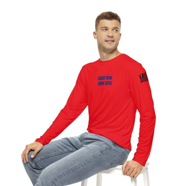 Athletic Motivational Long Sleeve, Men's Workout Top, Fitness Shirt, Gym - Image 7