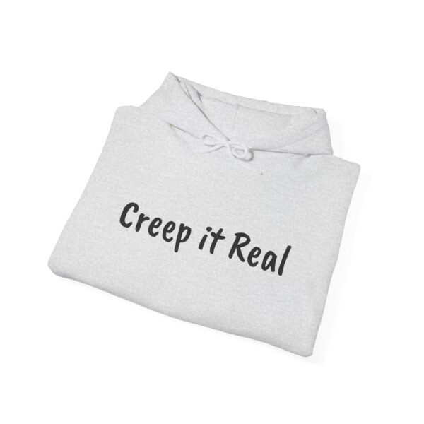 Creep it Real Halloween Hoodie, Unisex Sweatshirt, Spooky Scary Costume, Fall Apparel Gift, Cozy Autumn Pullover, Trick or Treat Hoodie - Image 30