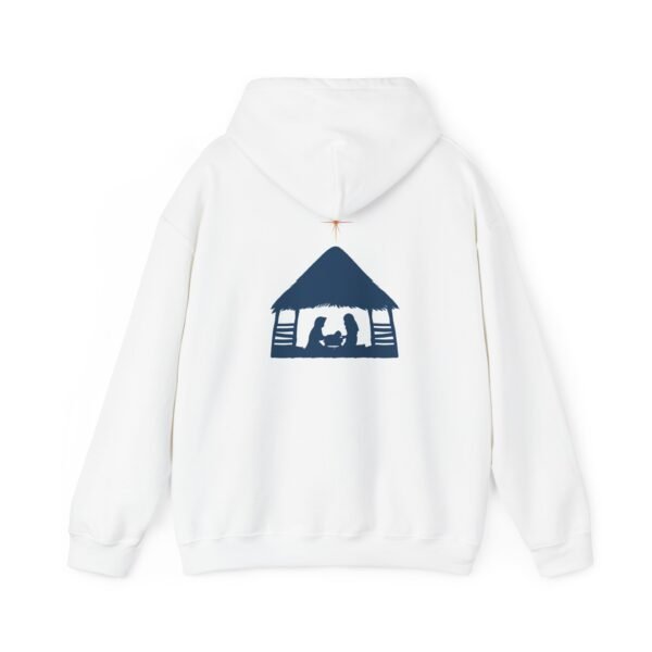 Nativity Scene Christmas Hoodie, Religious Xmas Sweatshirt, Holiday Jumper, Christian Gift, Cozy Winter Pullover - Image 2