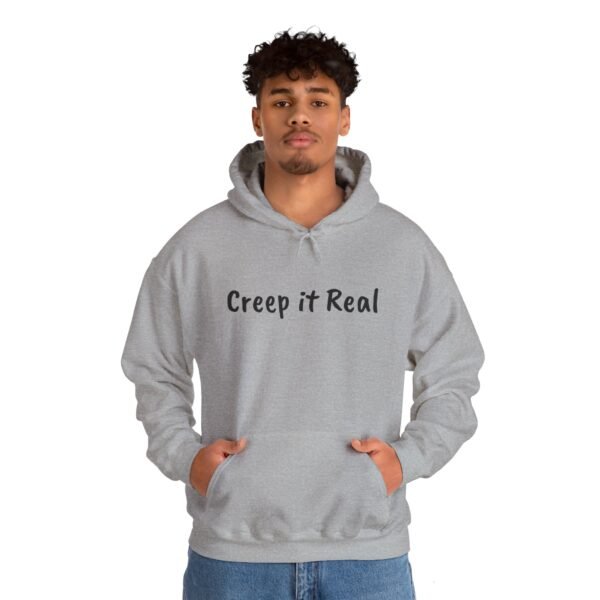 Creep it Real Halloween Hoodie, Unisex Sweatshirt, Spooky Scary Costume, Fall Apparel Gift, Cozy Autumn Pullover, Trick or Treat Hoodie - Image 46
