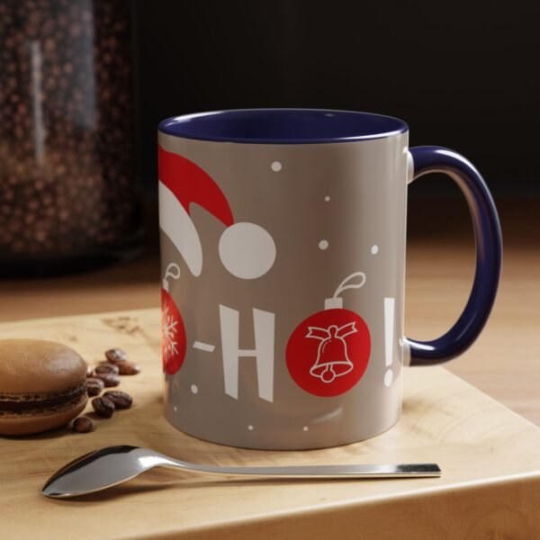 Christmas HO HO HO Accent Coffee Mug (11 oz), Festive Holiday Coffee Cup, Santa Claus Mug, Christmas Gift Idea, Santa Ho Ho Ho Mug, Holiday - Image 10