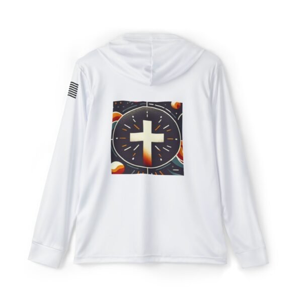 Christian Men's Hoodie - Fear is a Liar Sports Warmup - Image 2