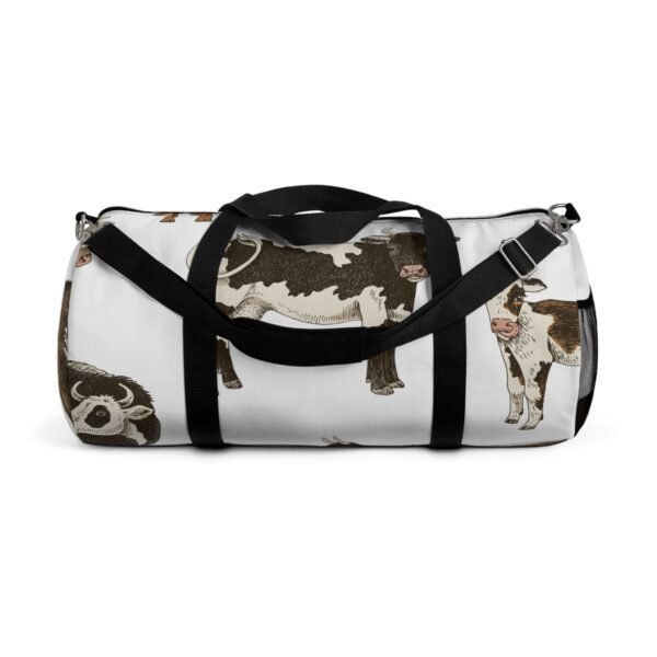 Western Themed Duffel Bag, Rancher Cowboy Cowgirl Cows - Rodeo Travel Gym