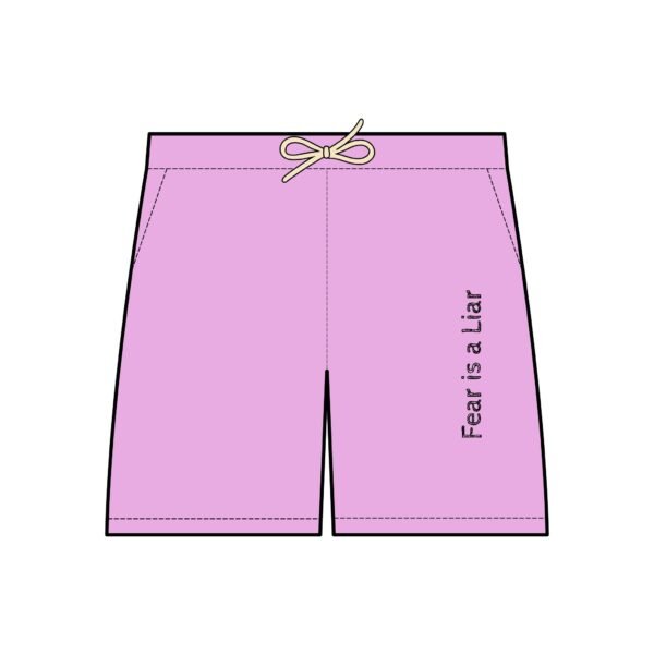 Fear is a Liar Sweat Shorts, Inspirational Outfit, Fearless Clothing, Motivational Gym Wear, Comfortable Lounge Shorts