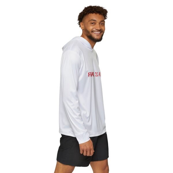 Christian Men's Hoodie - Fear is a Liar Sports Warmup - Image 6