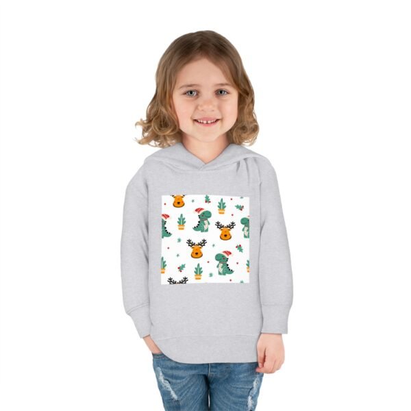 Christmas Toddler Fleece Hoodie, Xmas Kids Winter Sweatshirt, Holiday Gift for Children, Festive Winter Apparel, Winter Toddler Pullover - Image 8