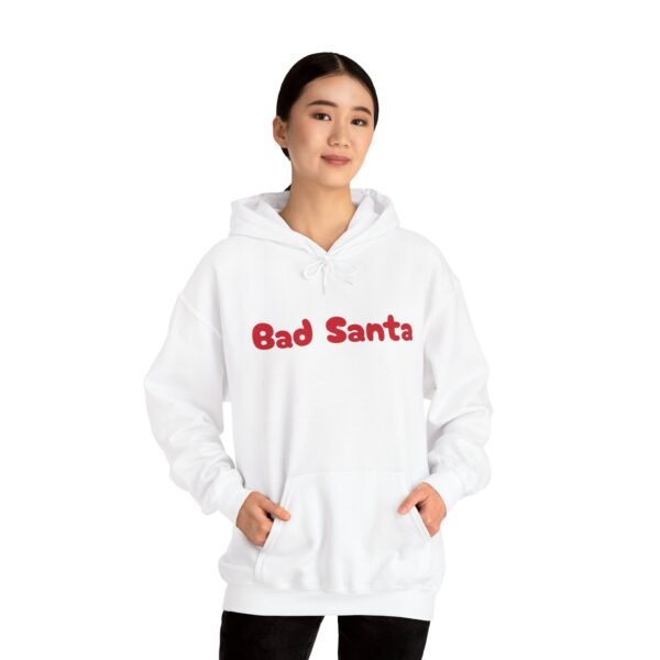 Funny Christmas Unisex Hoodie, Bad Santa Sweatshirt, Xmas Gift, Holiday Apparel - Image 19