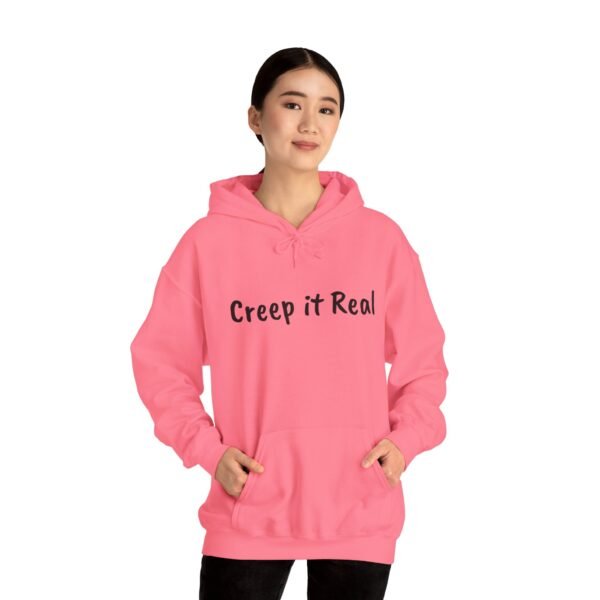 Creep it Real Halloween Hoodie, Unisex Sweatshirt, Spooky Scary Costume, Fall Apparel Gift, Cozy Autumn Pullover, Trick or Treat Hoodie - Image 136