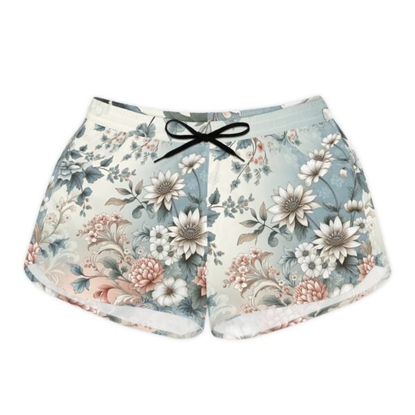 Floral Print Women's Shorts, Summer Beach Wear, Casual Vacation Bottoms, Boho Chic Lounge Shorts, Comfy Lounge Shorts