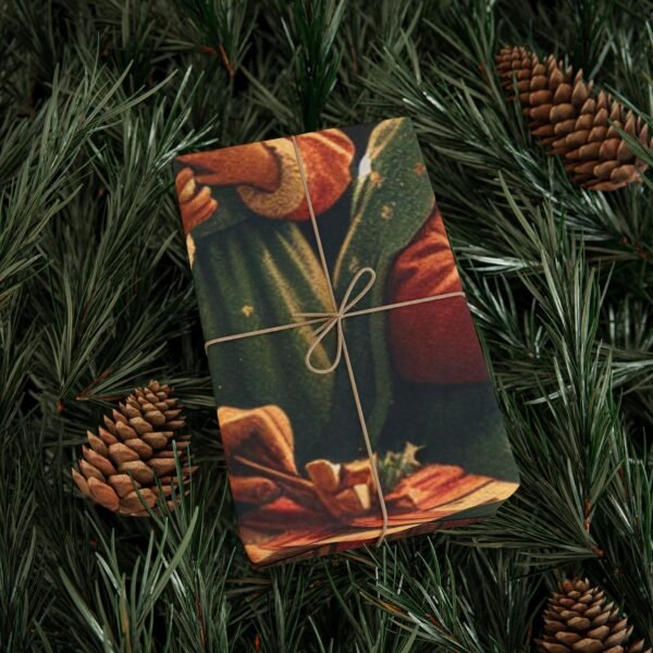 Christmas Wrapping Papers Pack - Holiday Gift Wrap, Festive Gift Packaging, Xmas Present Decor, Seasonal Craft Supplies, Winter Paper Roll - Image 17