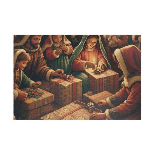Christmas Themed Puzzle, Holiday Jigsaw Puzzle, Festive Brain Teaser, Xmas Puzzle Game, Winter Family Activity, Gift for Puzzle Lover - Image 9