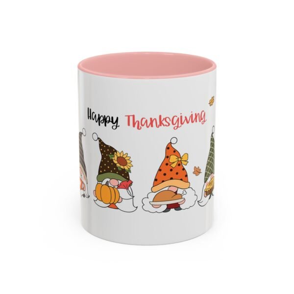 Thanksgiving Accent Mug, Fall Harvest Coffee Cup, Autumn Home Decor, Holiday Ceramic Mug, Festive Kitchen Accessories - Image 5