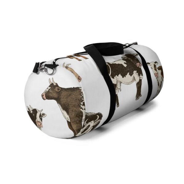 Western Themed Duffel Bag, Rancher Cowboy Cowgirl Cows - Rodeo Travel Gym - Image 3