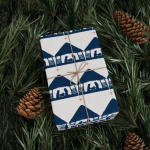 Nativity Scene Wrapping Paper, Religious Christmas Gift Wrap Roll, Holiday Present Wrap, Christian Jesus Birth Paper, Xmas