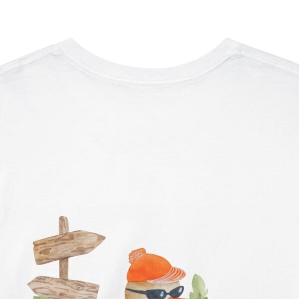 Christmas Cactus Snowmen Unisex Tee, Holiday Heavy Cotton T-Shirt, Festive Winter Gift, Xmas Apparel, Seasonal Graphic Shirt - Image 10