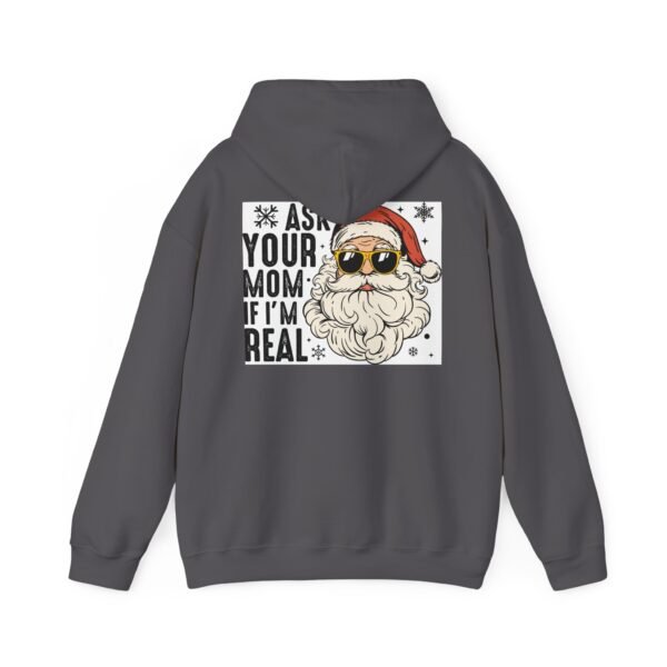 Funny Christmas Unisex Hoodie, Bad Santa Sweatshirt, Xmas Gift, Holiday Apparel - Image 2