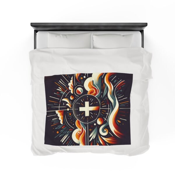 Faith Themed Blanket, Religious Cozy Throw, Christian Gift for Her, Inspirational Living Room Decor, Scripture Verses Bedding, Prayer - Image 24