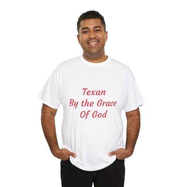 Texas Themed Unisex T-shirt - Texas by the Grace of God - Image 7