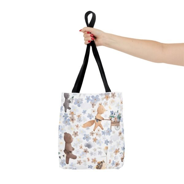 Cute Forest Tote Bag, Baby Accessories, Toddler Bag, Woodland Theme, Kids Shopping, Nursery Decor - Image 4
