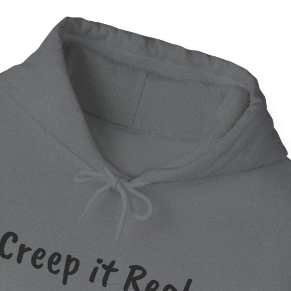 Creep it Real Halloween Hoodie, Unisex Sweatshirt, Spooky Scary Costume, Fall Apparel Gift, Cozy Autumn Pullover, Trick or Treat Hoodie - Image 57