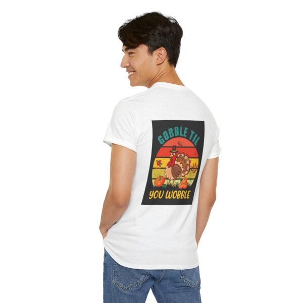 Funny Thanksgiving T-Shirt, Gobble till you Wobble, Unisex Tee, Holiday Shirt, - Image 22