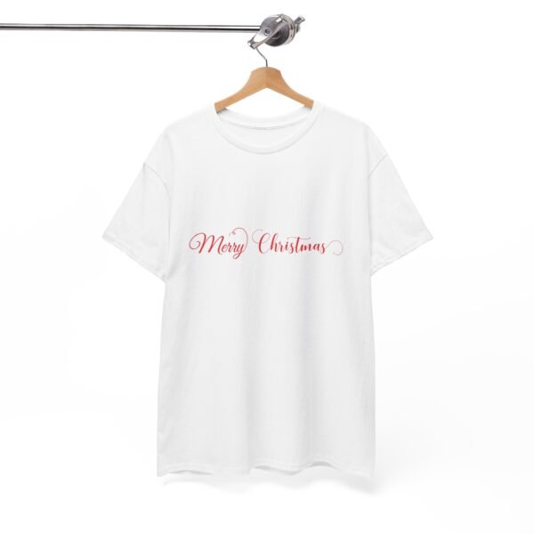 Christmas Cactus Snowmen Unisex Tee, Holiday Heavy Cotton T-Shirt, Festive Winter Gift, Xmas Apparel, Seasonal Graphic Shirt - Image 7