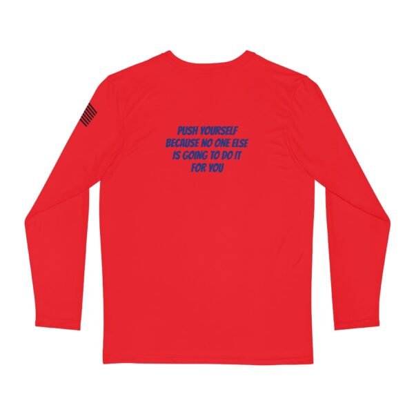 Athletic Motivational Long Sleeve, Men's Workout Top, Fitness Shirt, Gym - Image 2