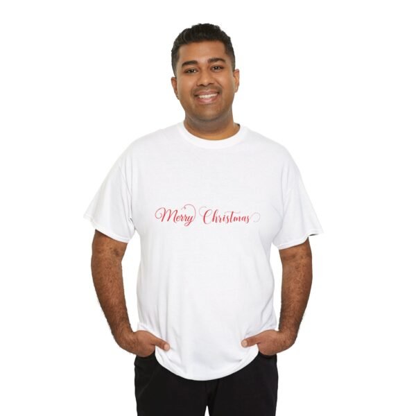 Christmas Cactus Snowmen Unisex Tee, Holiday Heavy Cotton T-Shirt, Festive Winter Gift, Xmas Apparel, Seasonal Graphic Shirt - Image 17