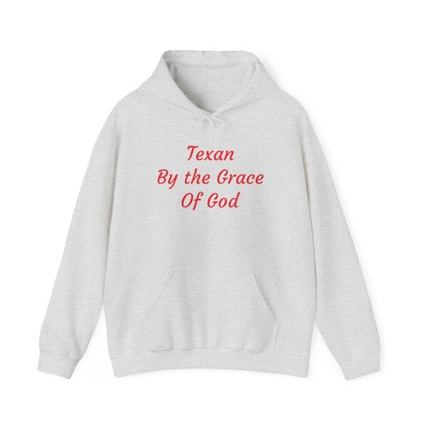 Texas Theme Unisex Hoodie - Texan by the Grace of God - Image 2