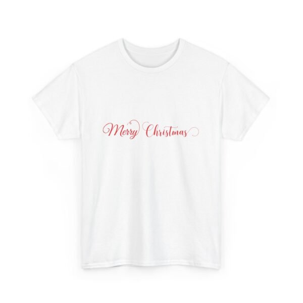 Christmas Cactus Snowmen Unisex Tee, Holiday Heavy Cotton T-Shirt, Festive Winter Gift, Xmas Apparel, Seasonal Graphic Shirt - Image 3