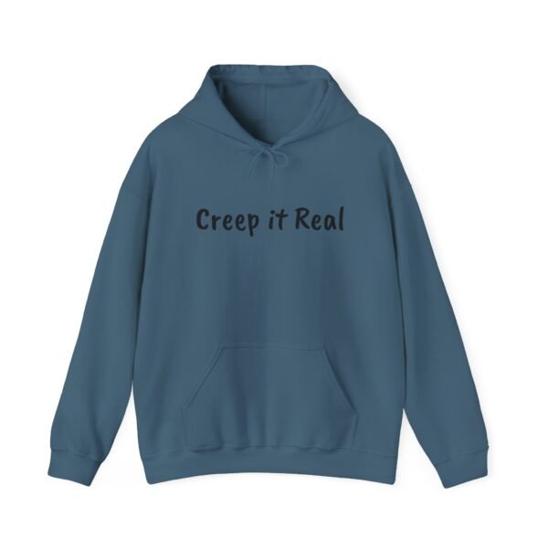Creep it Real Halloween Hoodie, Unisex Sweatshirt, Spooky Scary Costume, Fall Apparel Gift, Cozy Autumn Pullover, Trick or Treat Hoodie - Image 79
