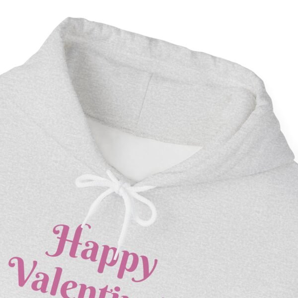 Happy Valentine's Day Hoodie, Valentine's Day Gift, Unisex Valentines Sweatshirt, Love Hooded Jumper, Couples Matching Hoodie - Image 5