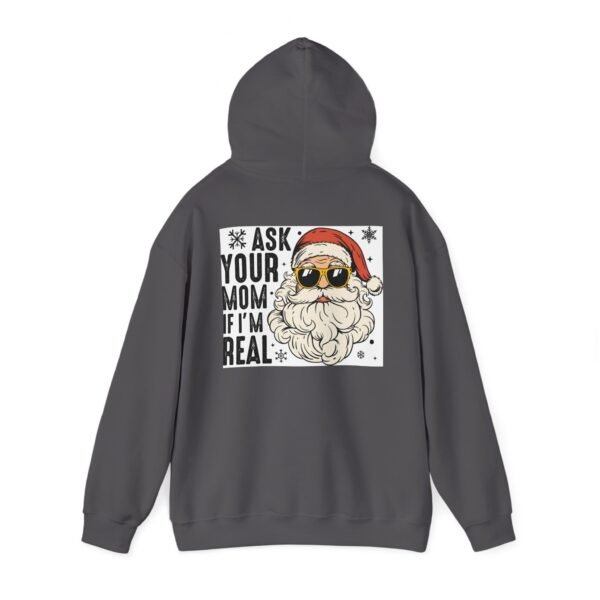 Funny Christmas Unisex Hoodie, Bad Santa Sweatshirt, Xmas Gift, Holiday Apparel - Image 3
