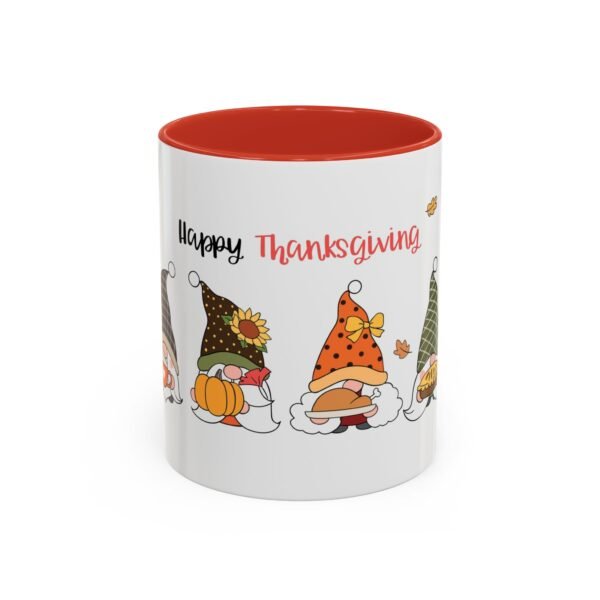 Thanksgiving Accent Mug, Fall Harvest Coffee Cup, Autumn Home Decor, Holiday Ceramic Mug, Festive Kitchen Accessories - Image 7