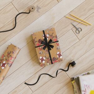 Christmas Gift Wrapping Paper Rolls, 1pc